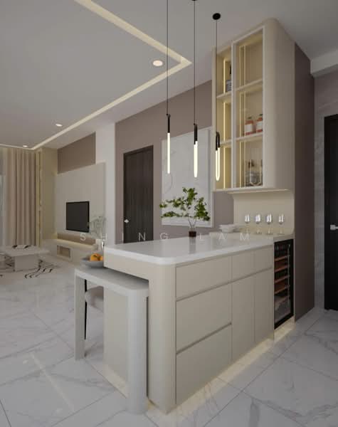 Condominium for Rent at Codrington Residence - Shing Lam - Living Room - PropertyGuru.com.my