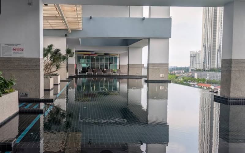 Service Residence for Rent at Twin Galaxy (Dwi Galaksi) - Alice Chia - Pool - PropertyGuru.com.my