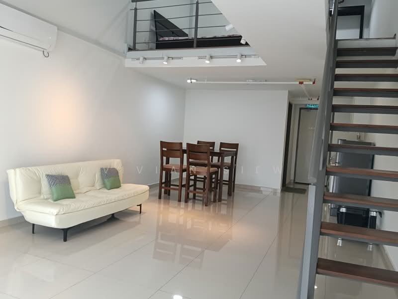 Service Residence for Rent at Pinnacle Petaling Jaya - Vivian Siew - Living Room - PropertyGuru.com.my