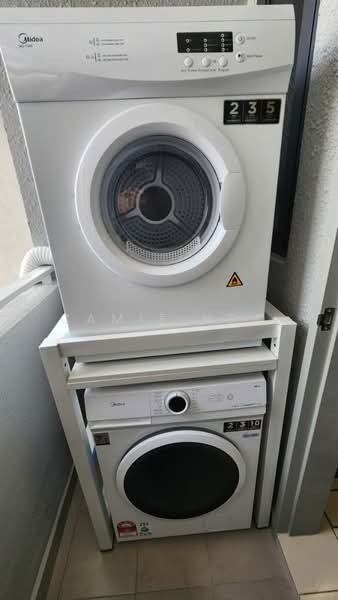 Service Residence for Rent at The Era @ Duta North - Camie Hoo - Balcony - PropertyGuru.com.my