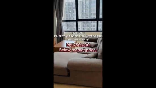 Service Residence for Sale at Paisley @ Tropicana Metropark - Jean Gan - PropertyGuru.com.my