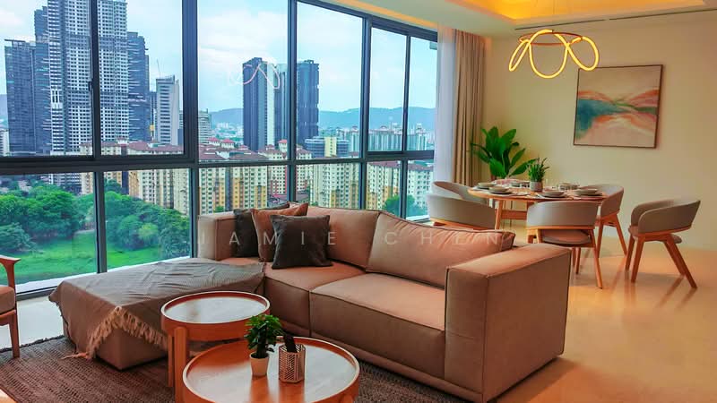 Kondominium untuk Dijual di Capella Embassy (D'Rapport Residences) - Jamie Chen - Living Room - PropertyGuru.com.my