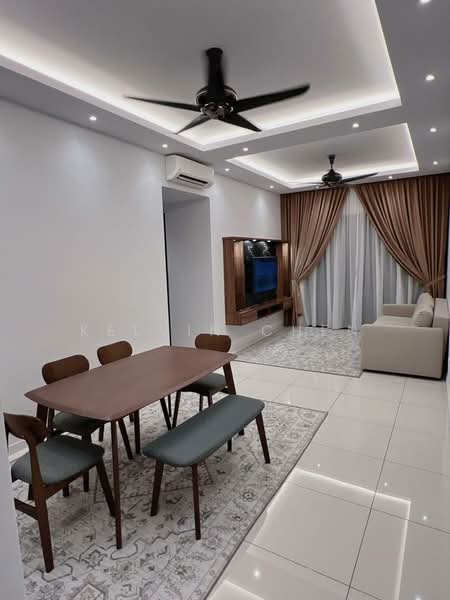 Kondominium untuk Disewa di The Valley Residences @ SkySierra - Kelvin Chen - Living Room - PropertyGuru.com.my