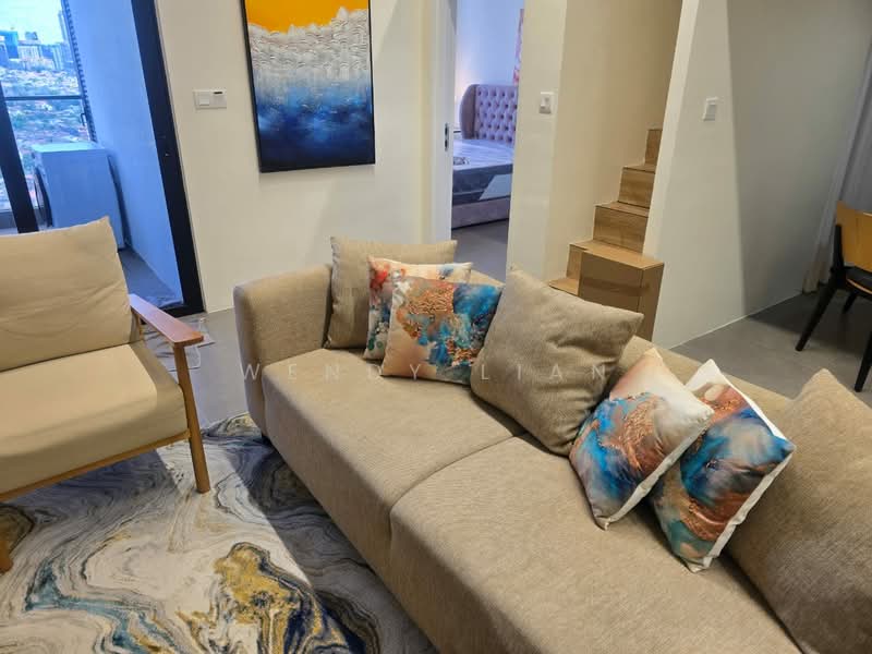 Kediaman Servis untuk Dijual di Establishment Bangsar (Menara Teguh Bangsar) - Wendy Lian - Living Room - PropertyGuru.com.my