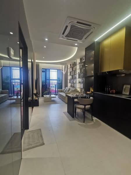 Service Residence for Sale at The Address @ Maxim Pelangi - Sam Tan - Living Room - PropertyGuru.com.my