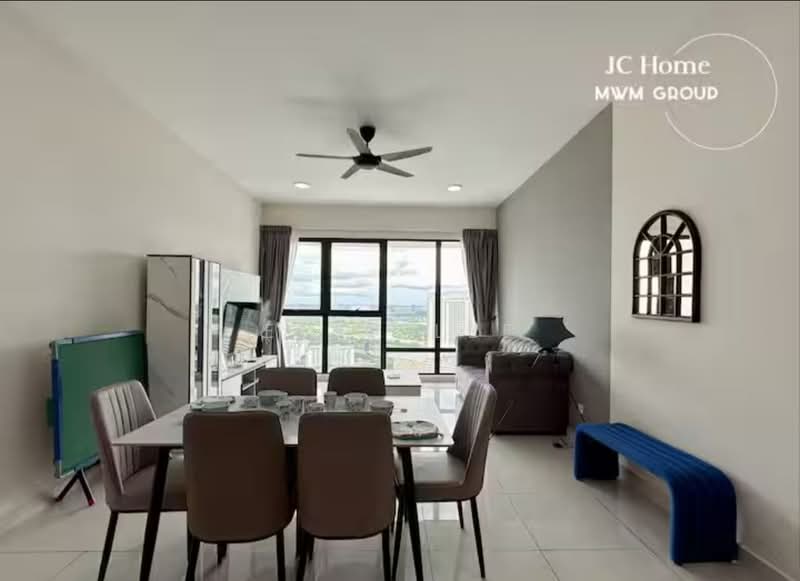 Service Residence for Sale at Southkey Mosaic - Eric Lee - Living Room - PropertyGuru.com.my