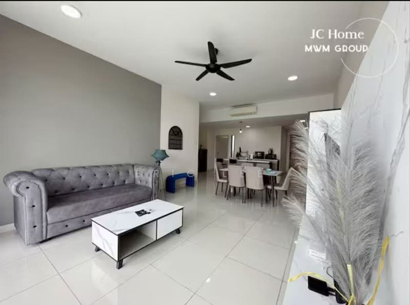Service Residence for Sale at Southkey Mosaic - Eric Lee - Living Room - PropertyGuru.com.my