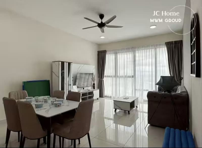 Service Residence for Sale at Southkey Mosaic - Eric Lee - Living Room - PropertyGuru.com.my