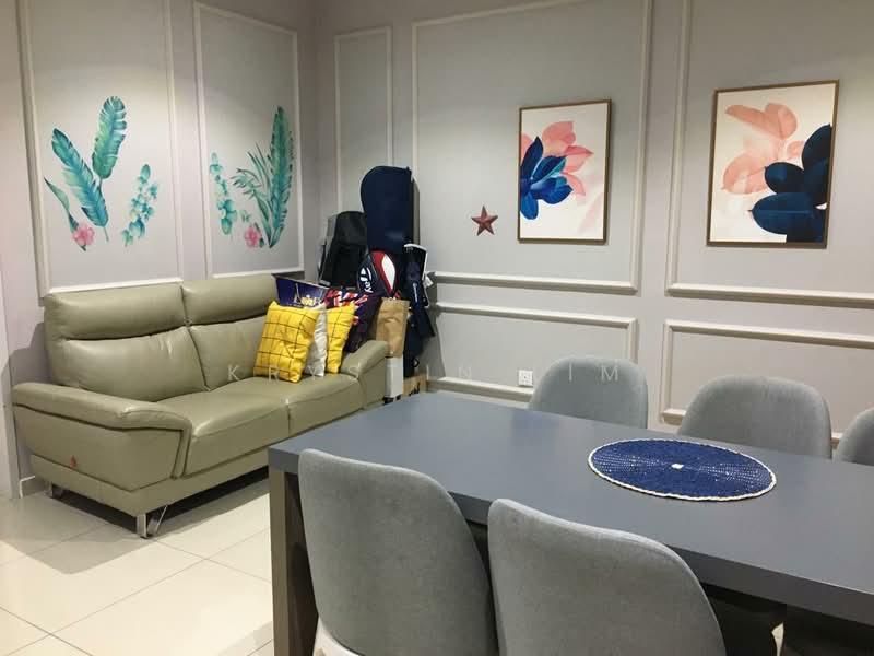 Servis Apartment untuk Dijual di Liberty Tower @ i-City - Krystin Lim - Living Room - PropertyGuru.com.my