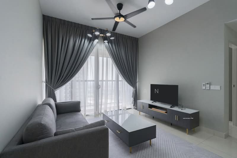 Service Residence for Rent at Setia City Residences - Vitas Tan - Living Room - PropertyGuru.com.my