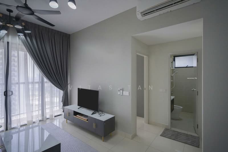 Service Residence for Rent at Setia City Residences - Vitas Tan - Living Room - PropertyGuru.com.my