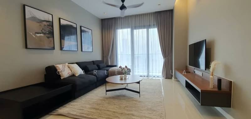 Servis Apartment untuk Disewa di NOVUM - Charles Phua - Living Room - PropertyGuru.com.my