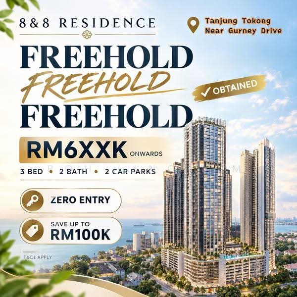 Condominium for Sale at Eight & Eight Condominium - Poh Ling Lim - Exterior - PropertyGuru.com.my