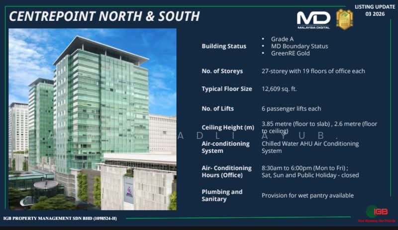 Pejabat untuk Disewa di Mid Valley City (Kuala Lumpur) - Ahmad Fadli Ayub. - Exterior - PropertyGuru.com.my