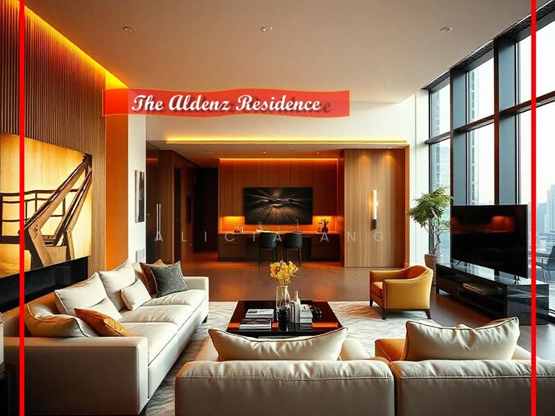 The Aldenz untuk Untuk Dijual - RM 548,000, Apr 2026 - Living Room - PropertyGuru.com.my