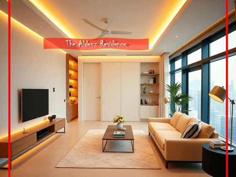 The Aldenz untuk Untuk Dijual - RM 548,000, Apr 2026 - Living Room - PropertyGuru.com.my