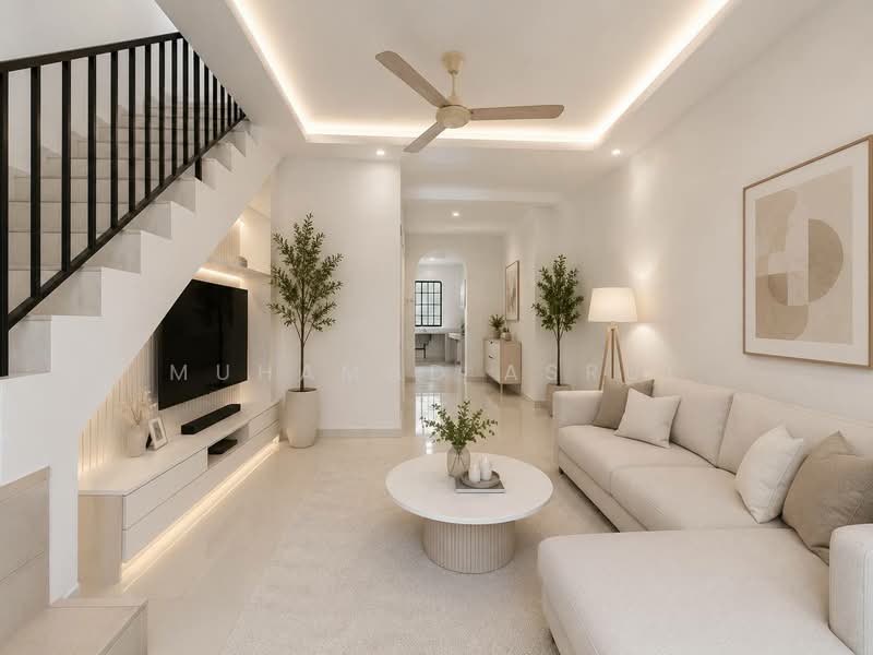 Rumah Teres 2-Tingkat untuk Dijual di Taman Rekamas 3 (Simpang Renggam) - Muhamad Asrul - Living Room - PropertyGuru.com.my