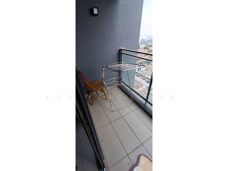 Service Residence for Rent at Seventeen Mall & Residences (Biji Living) - Koo Ying Kang - Balcony - PropertyGuru.com.my