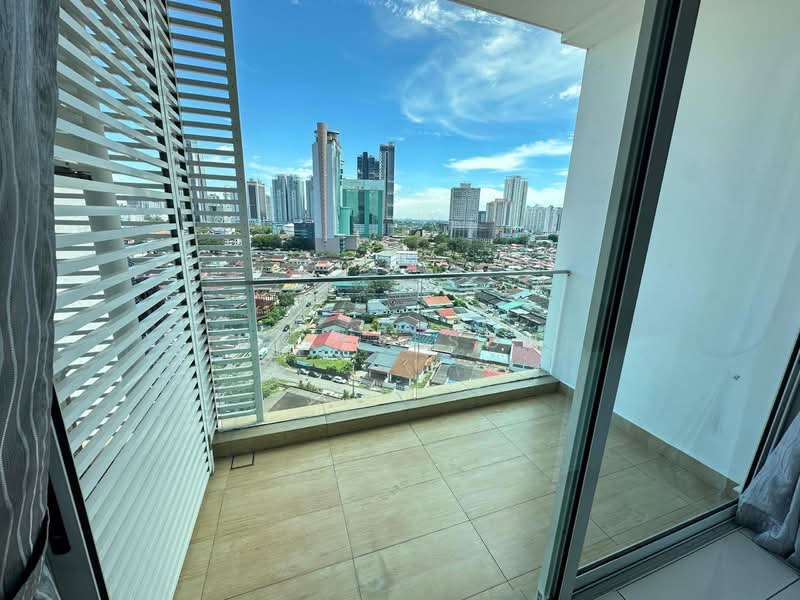 Kondominium untuk Disewa di KSL D'Esplanade Residence - Nikko Soh - Balcony - PropertyGuru.com.my