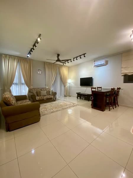 Service Residence for Rent at Henna Residence  @ The Quartz WM - Ben Ling - Living Room - PropertyGuru.com.my