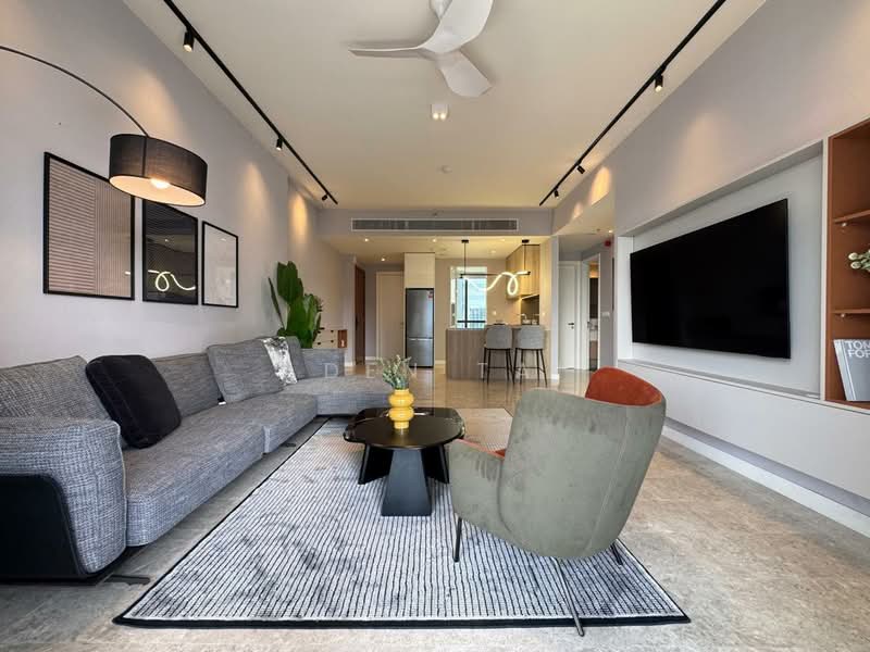 Service Residence for Rent at TRX Residences - Aden Tai - Living Room - PropertyGuru.com.my