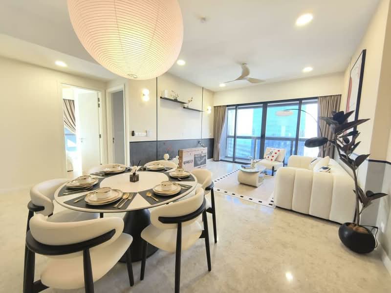 Service Residence for Rent at TRX Residences - Aden Tai - Living Room - PropertyGuru.com.my