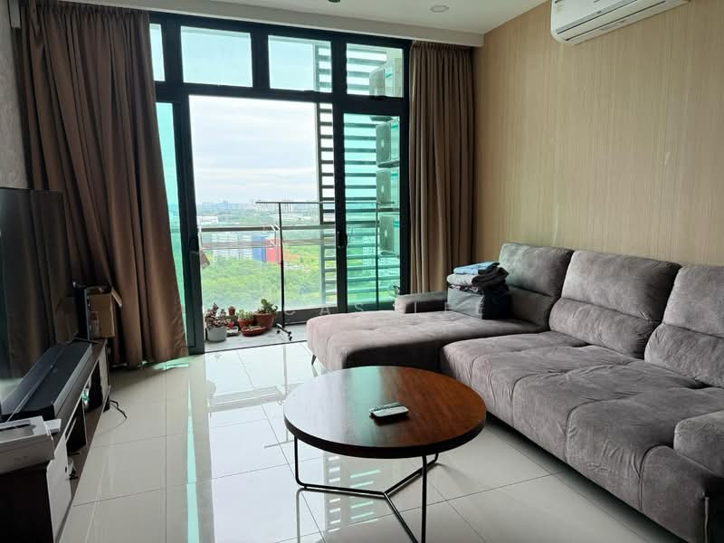 Servis Apartment untuk Dijual di Green Haven - Lucas Lee - Living Room - PropertyGuru.com.my