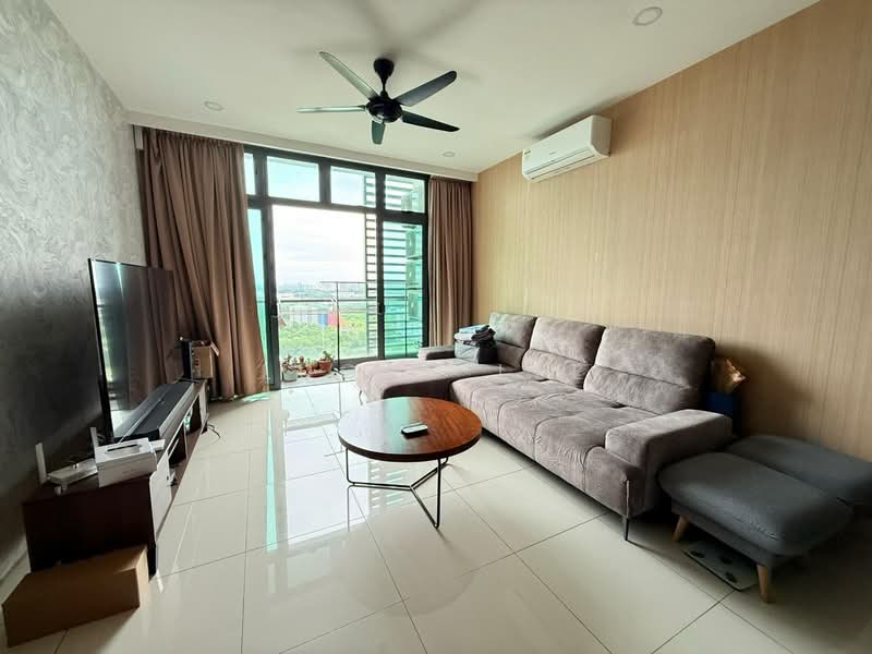 Servis Apartment untuk Dijual di Green Haven - Lucas Lee - Living Room - PropertyGuru.com.my
