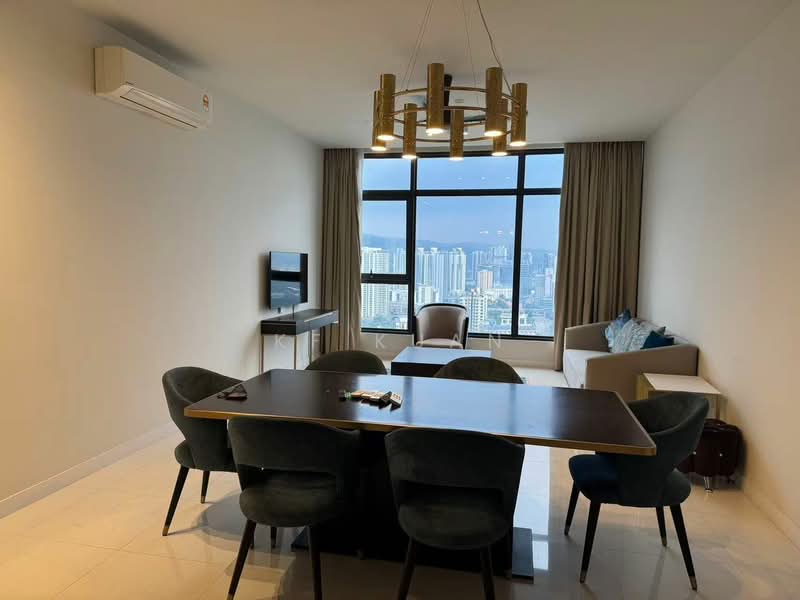 Servis Apartment untuk Dijual di Service Suites @ Pavilion Embassy - KF Kuan - Living Room - PropertyGuru.com.my