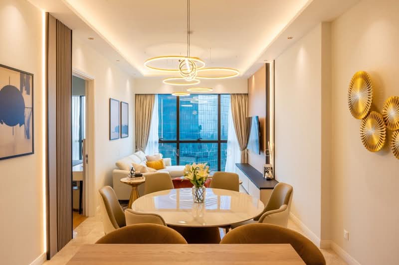 Service Residence for Rent at TRX Residences - John Yong - Living Room - PropertyGuru.com.my