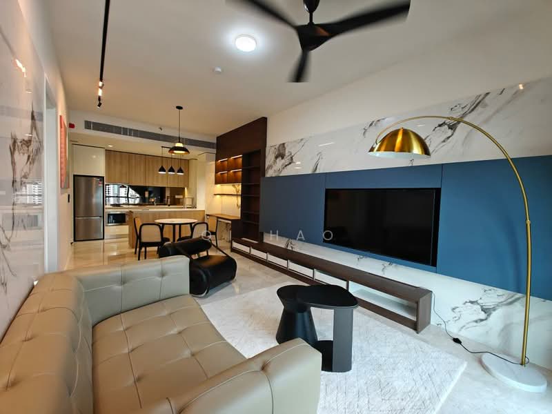 Service Residence for Rent at TRX Residences - QI Hao - Living Room - PropertyGuru.com.my