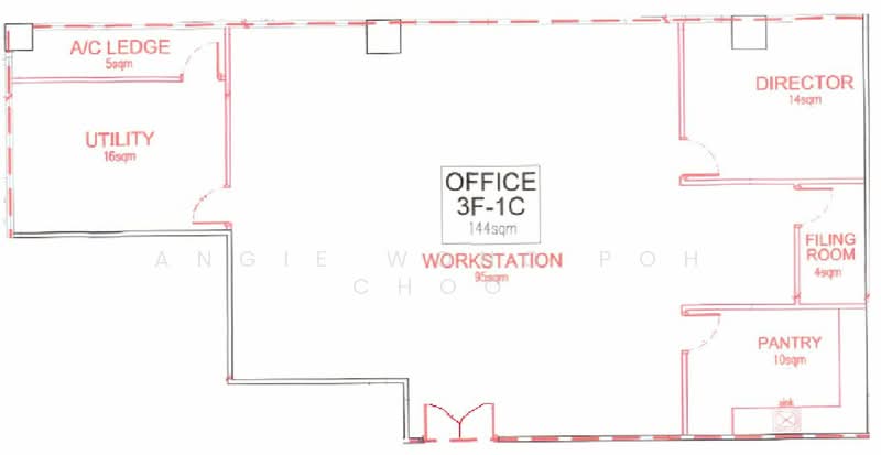 Puchong PFCC Office for Rent | 1,550 sqft | Partial Fitted - 2