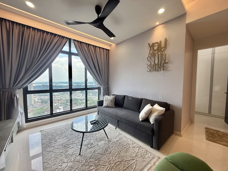 Service Residence for Rent at Setia Sky 88 - Karine Sior - Living Room - PropertyGuru.com.my