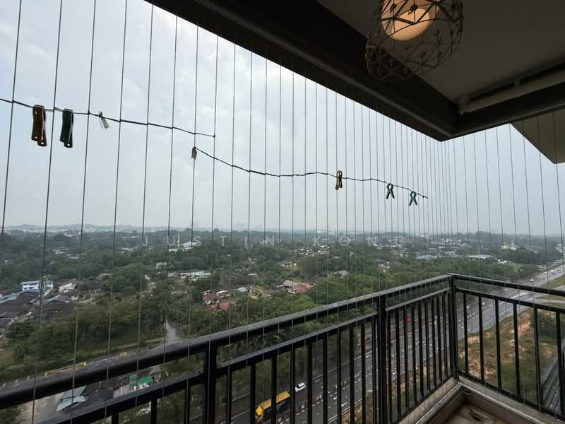 Service Residence for Rent at Country Garden Central Park - Justin Kong - Balcony - PropertyGuru.com.my