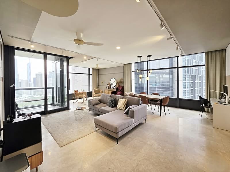 Kondominium untuk Dijual di Condominium @ The Troika - Albert . - Living Room - PropertyGuru.com.my