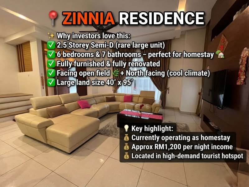 Rumah Berkembar untuk Dijual di Cameron Highlands (Pahang) - CY Lee - Living Room - PropertyGuru.com.my