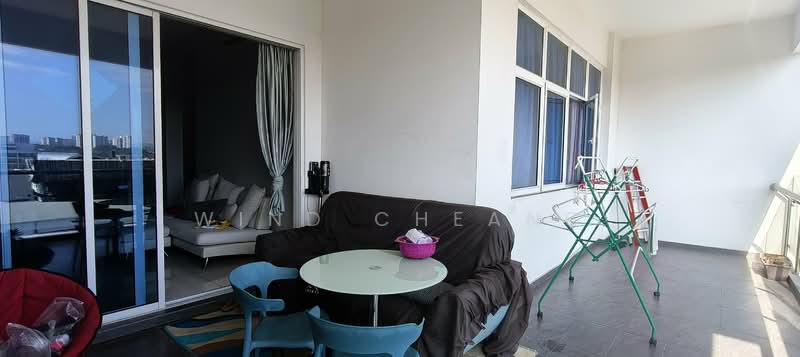 Servis Apartment untuk Disewa di Skypod Residence - Wind Cheang - Balcony - PropertyGuru.com.my