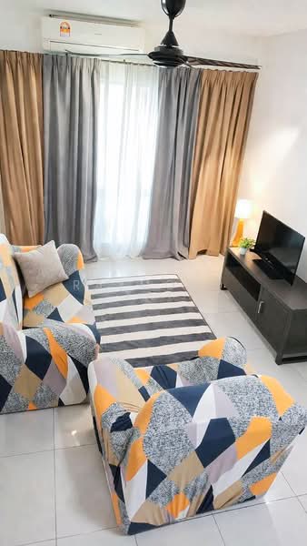 Service Residence for Rent at Meritus Residensi - Raymond Tai - Living Room - PropertyGuru.com.my