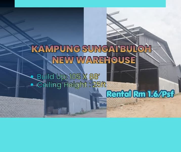 Warehouse for Rent in Sungai Buloh (Selangor) - Kah Hee Chong - PropertyGuru.com.my