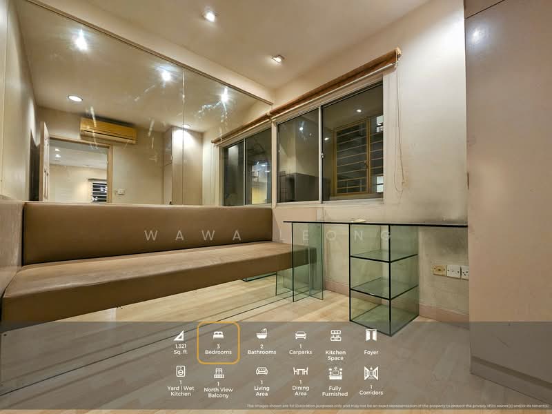 Condominium for Rent at Perdana Emerald - Wawa Leong - Living Room - PropertyGuru.com.my