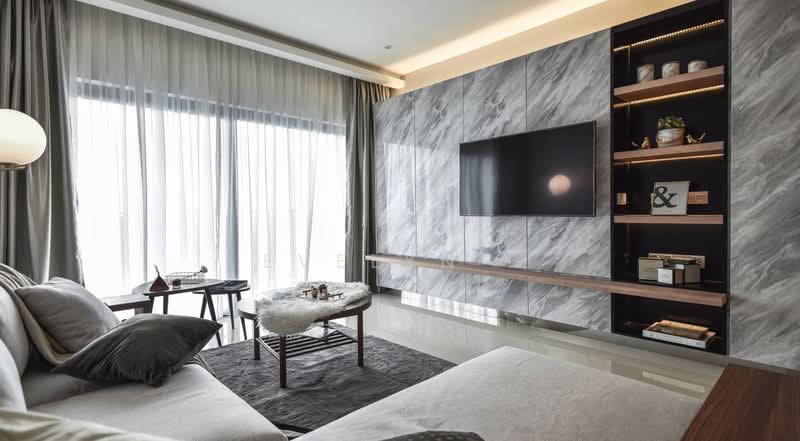 Condominium for Sale at Lake Point Residence - Evelyn . - Living Room - PropertyGuru.com.my