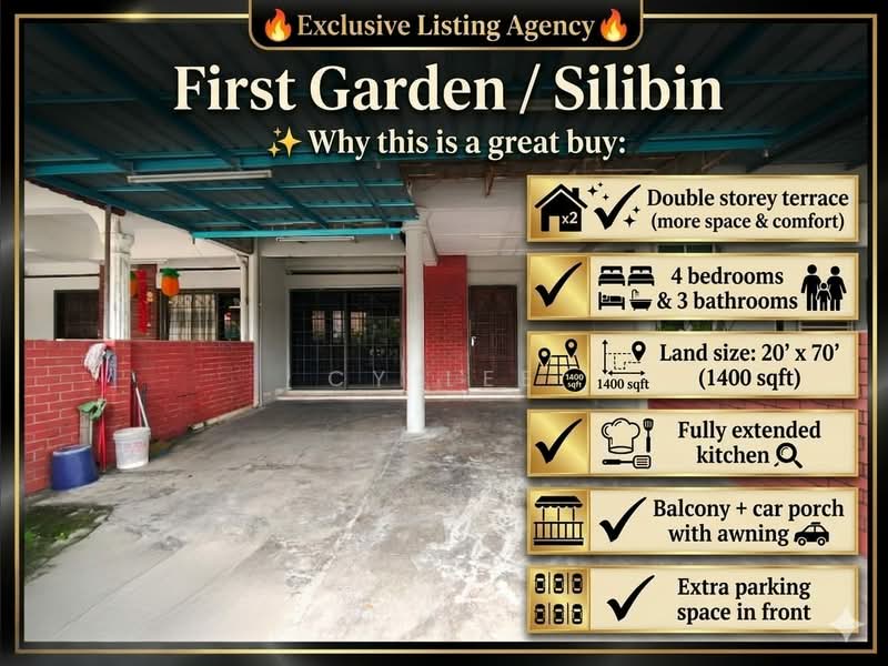 Rumah Teres 2 Tingkat untuk Dijual di Ipoh (Perak) - CY Lee - Exterior - PropertyGuru.com.my