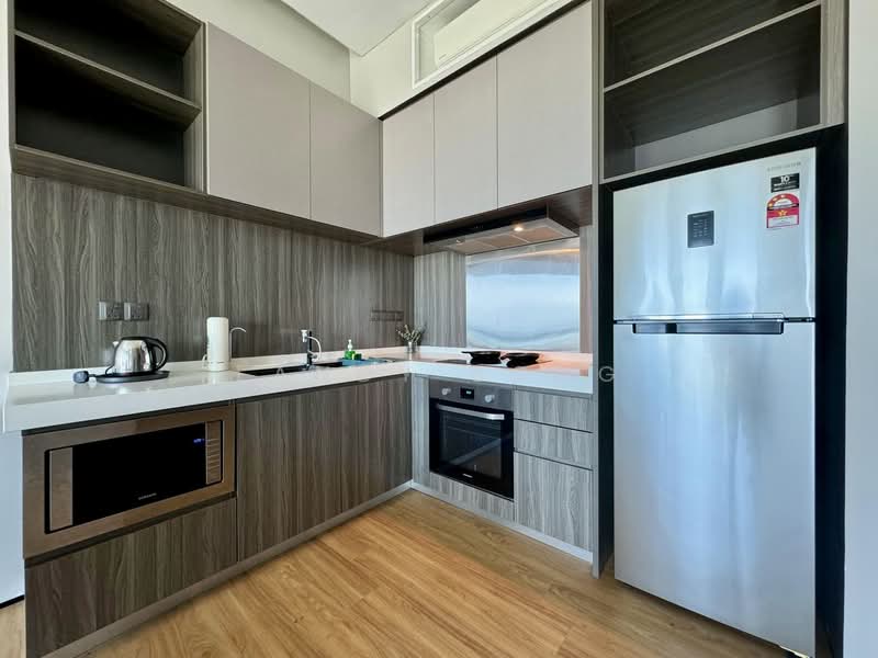 Service Residence for Rent at City of Dreams - Landy Bong - Kitchen - PropertyGuru.com.my