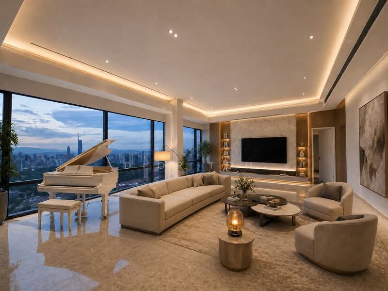 Servis Apartment untuk Dijual di Pavilion Damansara Heights - Dior Toh - Living Room - PropertyGuru.com.my