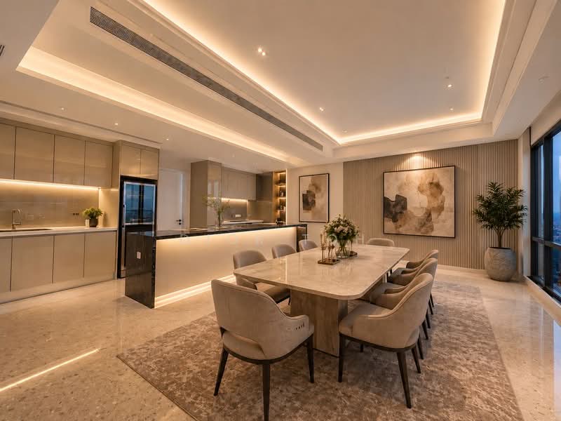 Servis Apartment untuk Dijual di Pavilion Damansara Heights - Dior Toh - Kitchen - PropertyGuru.com.my