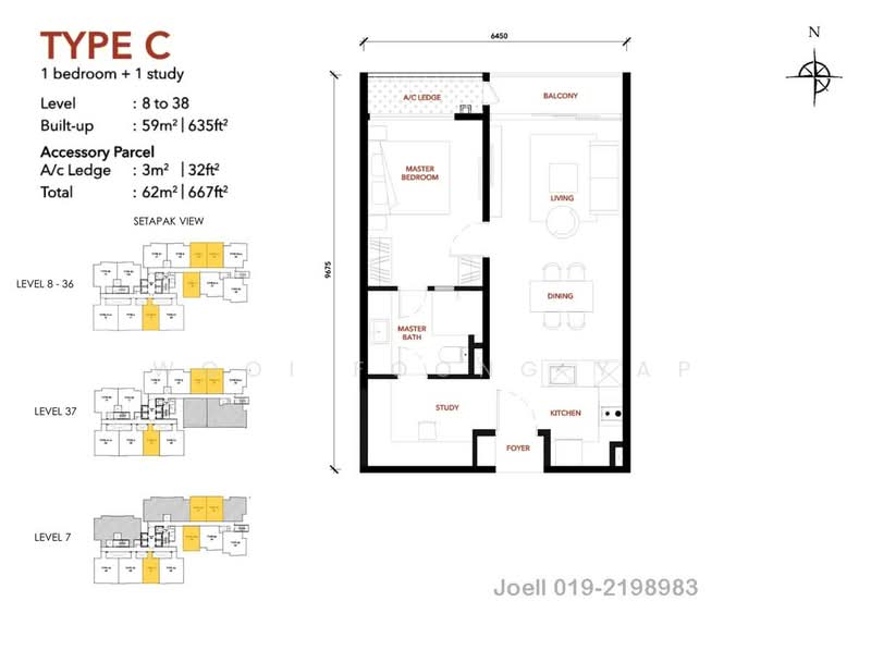 Servis Apartment untuk Dijual di Alaia Titiwangsa - Wooi Foong Yap - PropertyGuru.com.my