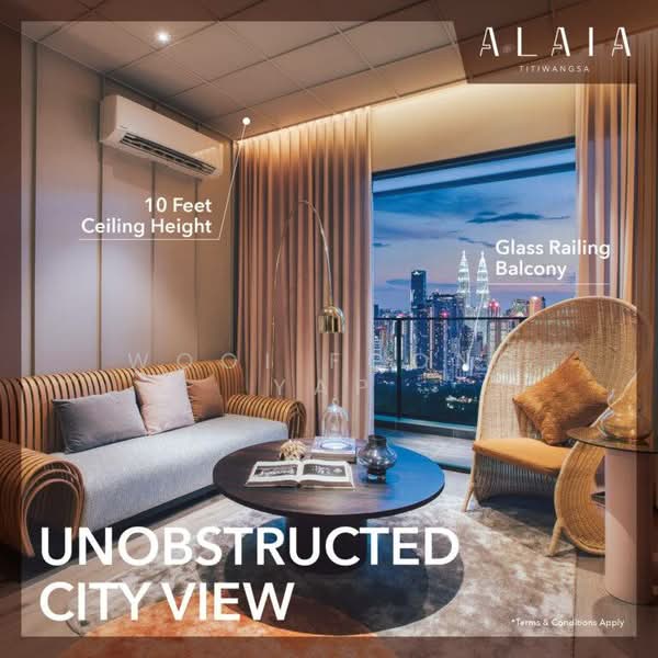 Servis Apartment untuk Dijual di Alaia Titiwangsa - Wooi Foong Yap - Living Room - PropertyGuru.com.my