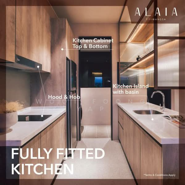 Servis Apartment untuk Dijual di Alaia Titiwangsa - Wooi Foong Yap - Kitchen - PropertyGuru.com.my