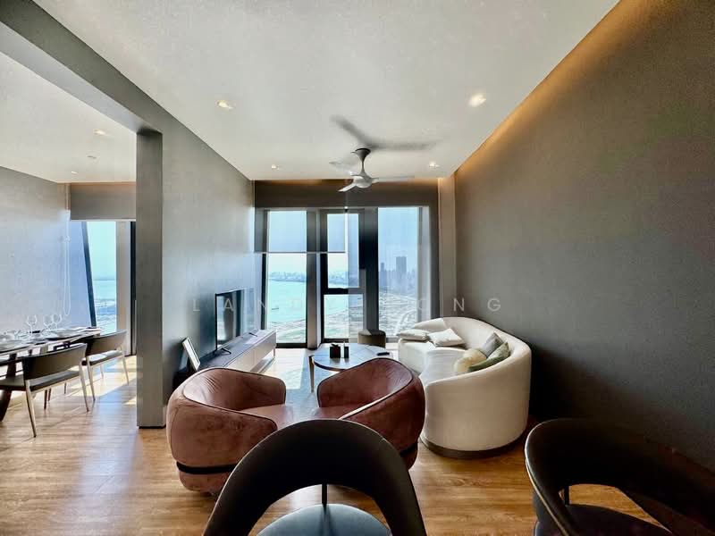 Service Residence for Rent at City of Dreams - Landy Bong - Living Room - PropertyGuru.com.my