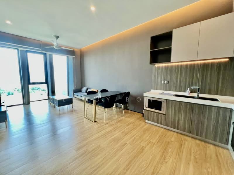 Service Residence for Rent at City of Dreams - Landy Bong - Living Room - PropertyGuru.com.my